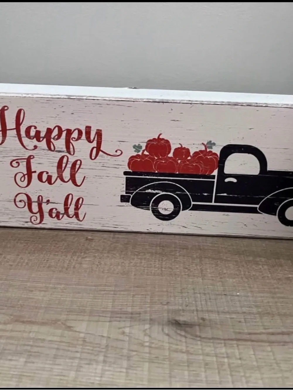 Fall Bundle of Wooden Signs, Truck, Pumpkins, Apples